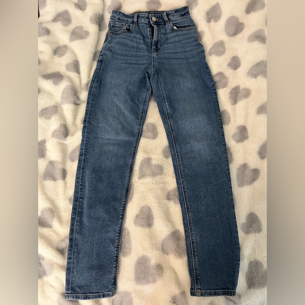 American eagle stretch mom jeans